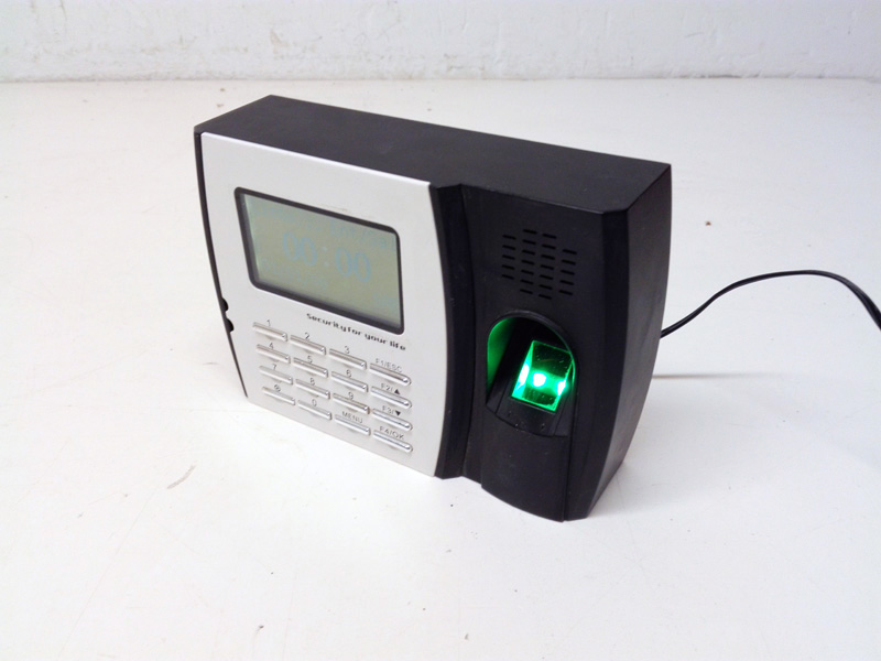 lector alarma huella dactilar plastico metal func 13.5x18.3x5 2u